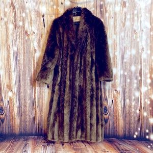 ARPIN | Canadian Full Length Fur Coat Beaver Brown